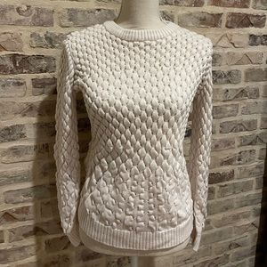 Milly Super Stretchy White Sweater
